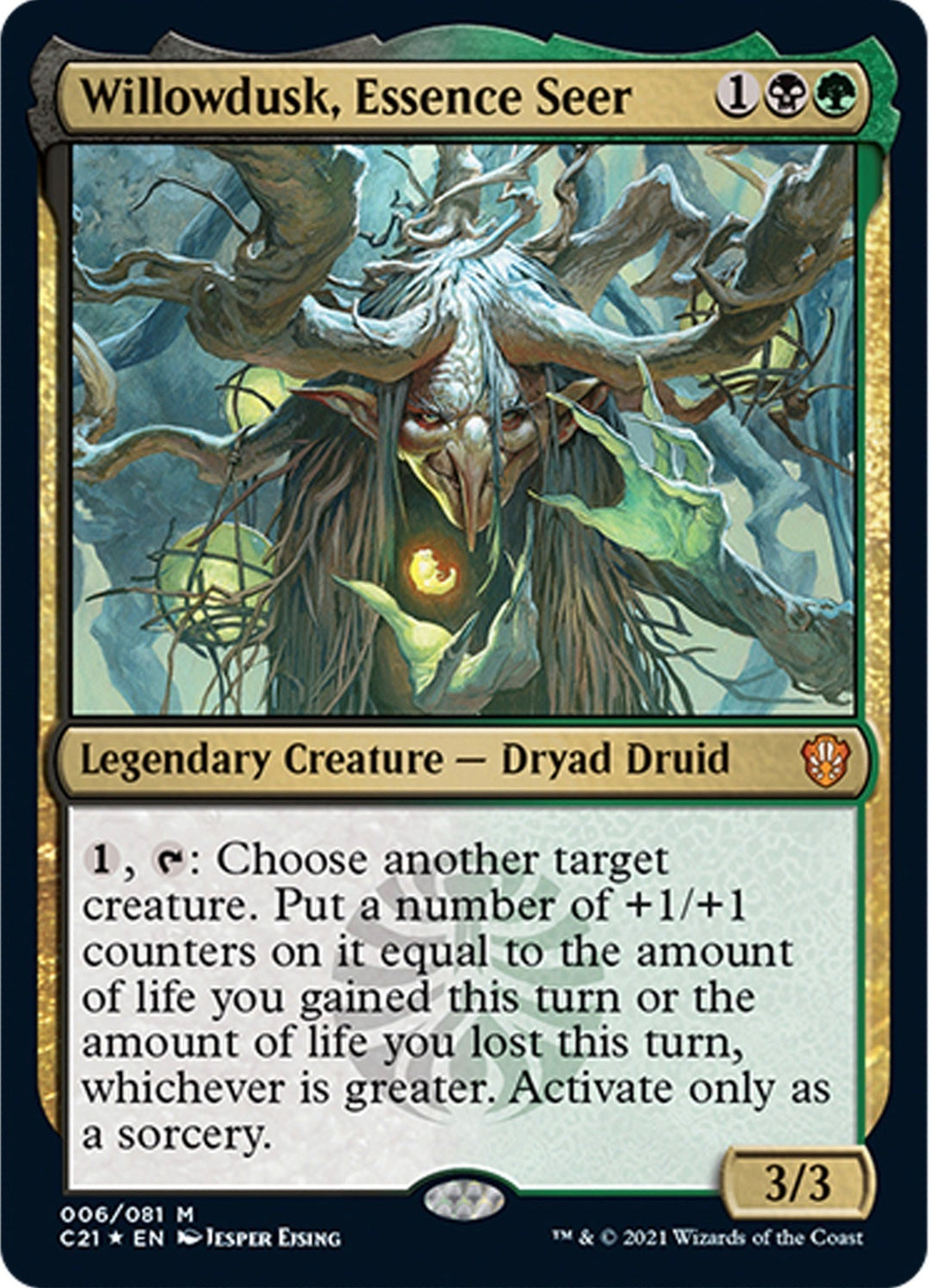 Image for Willowdusk, Essence Seer (6) (C21) - Magic: The Gathering