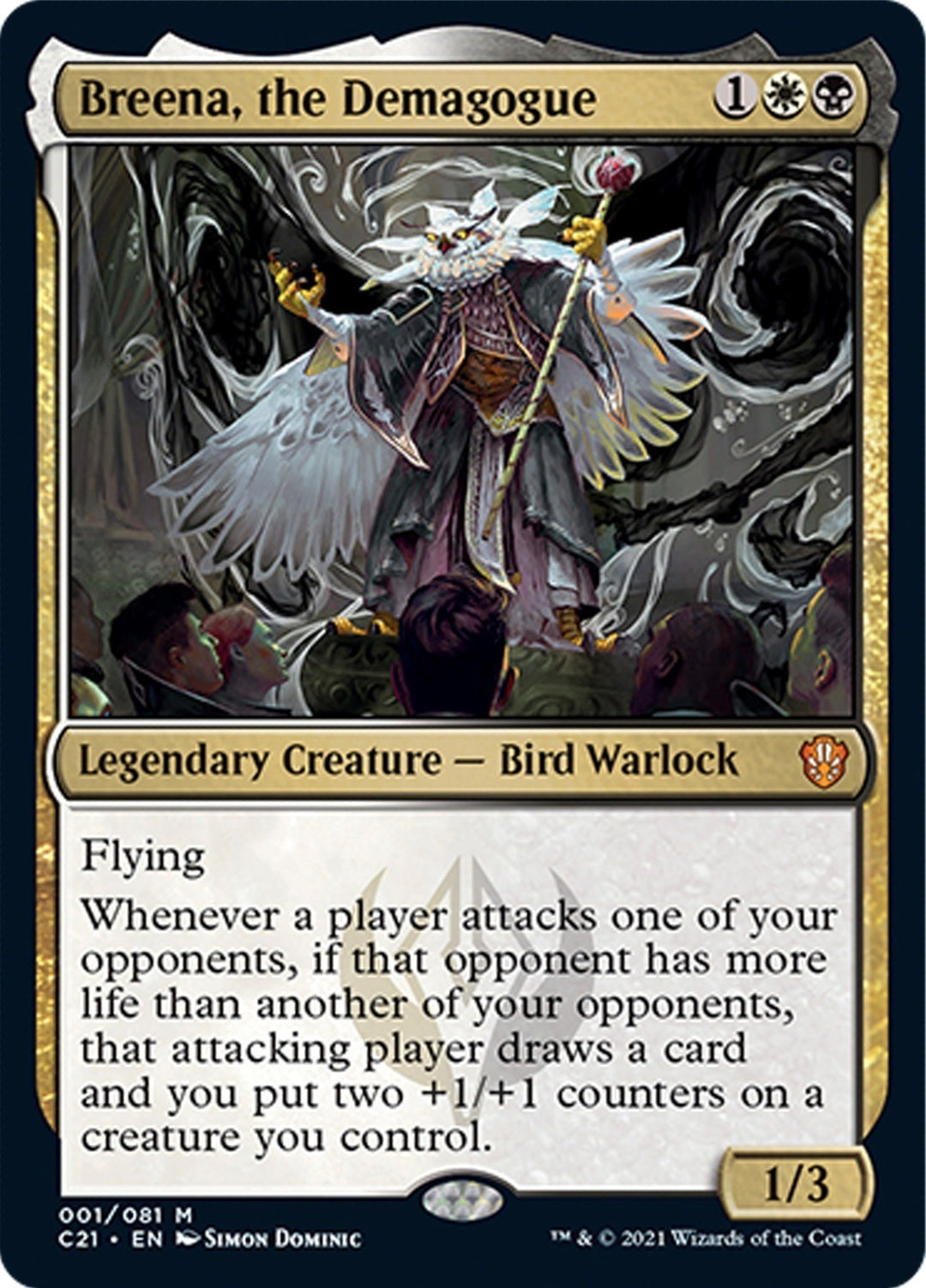 Image for Breena, the Demagogue (1) (C21) - Magic: The Gathering