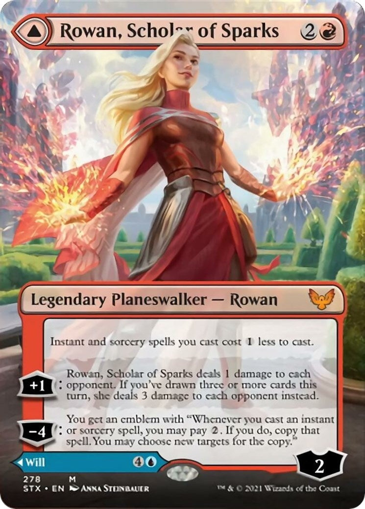 Image for Rowan, Scholar of Sparks (Borderless) (278) - Magic: The Gathering
