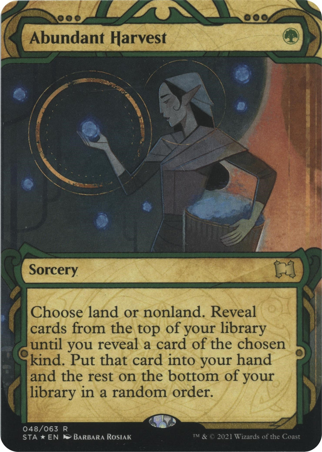Image for Abundant Harvest (Foil Etched) (48) (STA) - Magic: The Gathering