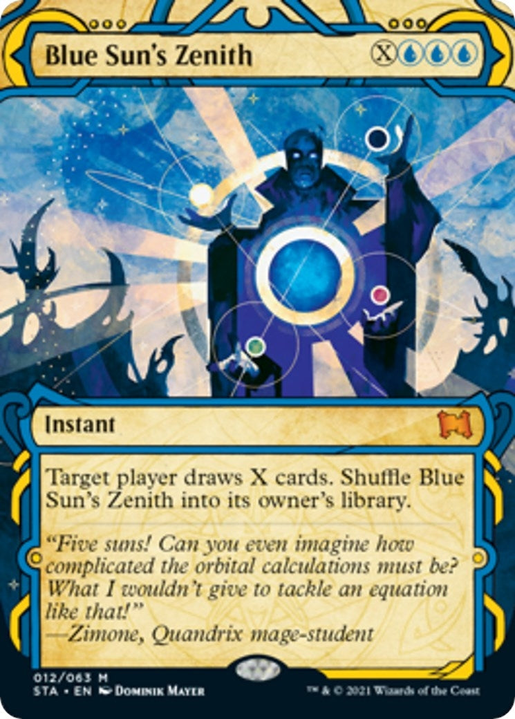 Image for Blue Sun's Zenith (12) - Magic: The Gathering