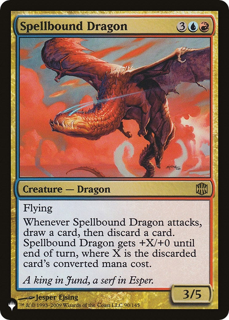 Image for Spellbound Dragon (90/145) (LIST) - Magic: The Gathering