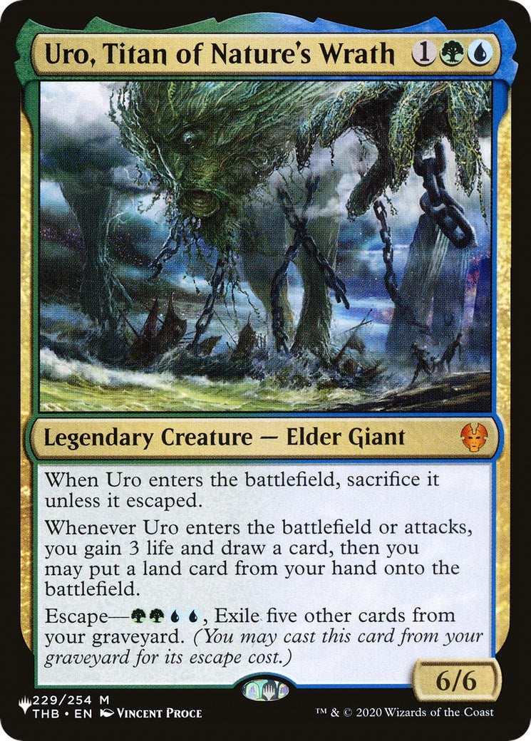 Image for Uro, Titan of Nature's Wrath (229/254) - Magic: The Gathering