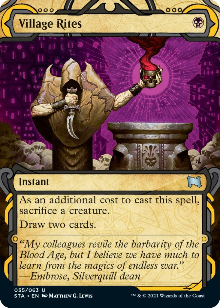 Image for Village Rites (35) (STA) - Magic: The Gathering