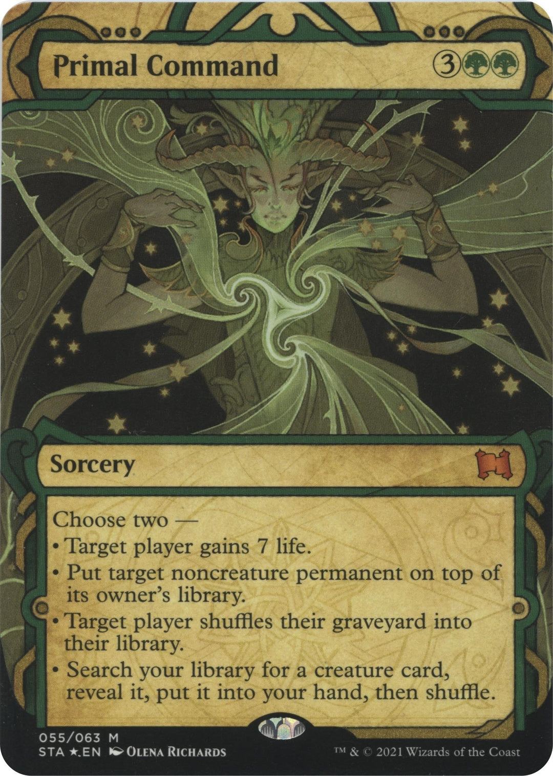 Image for Primal Command (Foil Etched) (55) (STA) - Magic: The Gathering
