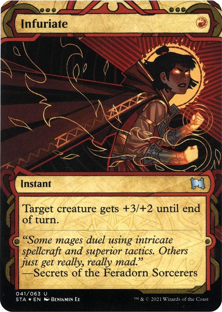 Image for Infuriate (Foil Etched) (41) (STA) - Magic: The Gathering