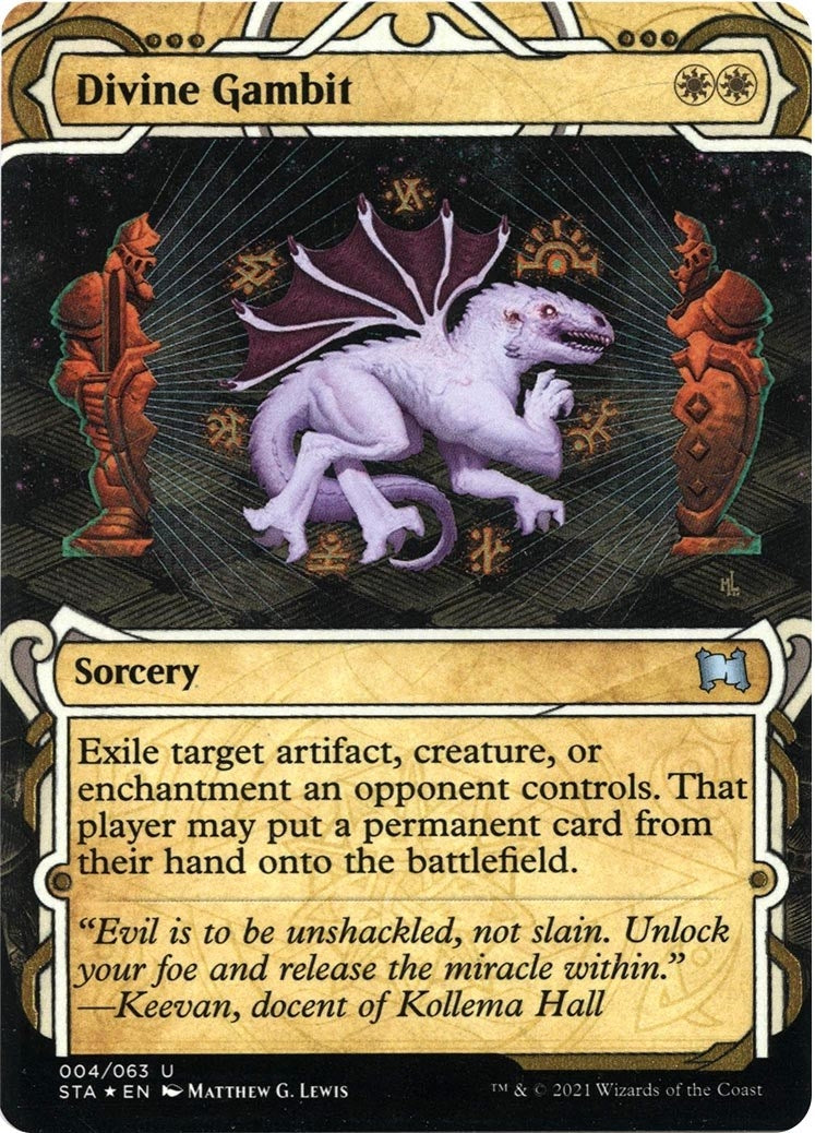 Image for Divine Gambit (Foil Etched) (4) - Magic: The Gathering