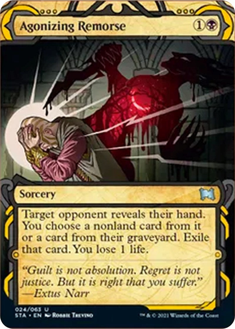Image for Agonizing Remorse (24) (STA) - Magic: The Gathering