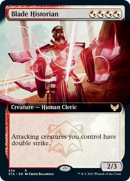 Image for Blade Historian (Extended Art) (334) (STX) - Magic: The Gathering