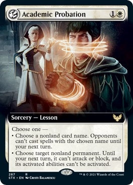 Image for Academic Probation (Extended Art) (287) (STX) - Magic: The Gathering