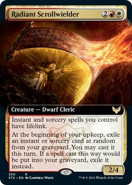 Image for Radiant Scrollwielder (Extended Art) (350) (STX) - Magic: The Gathering
