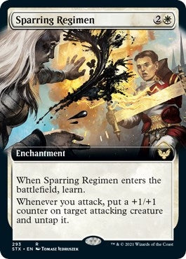 Image for Sparring Regimen (Extended Art) (293) (STX) - Magic: The Gathering