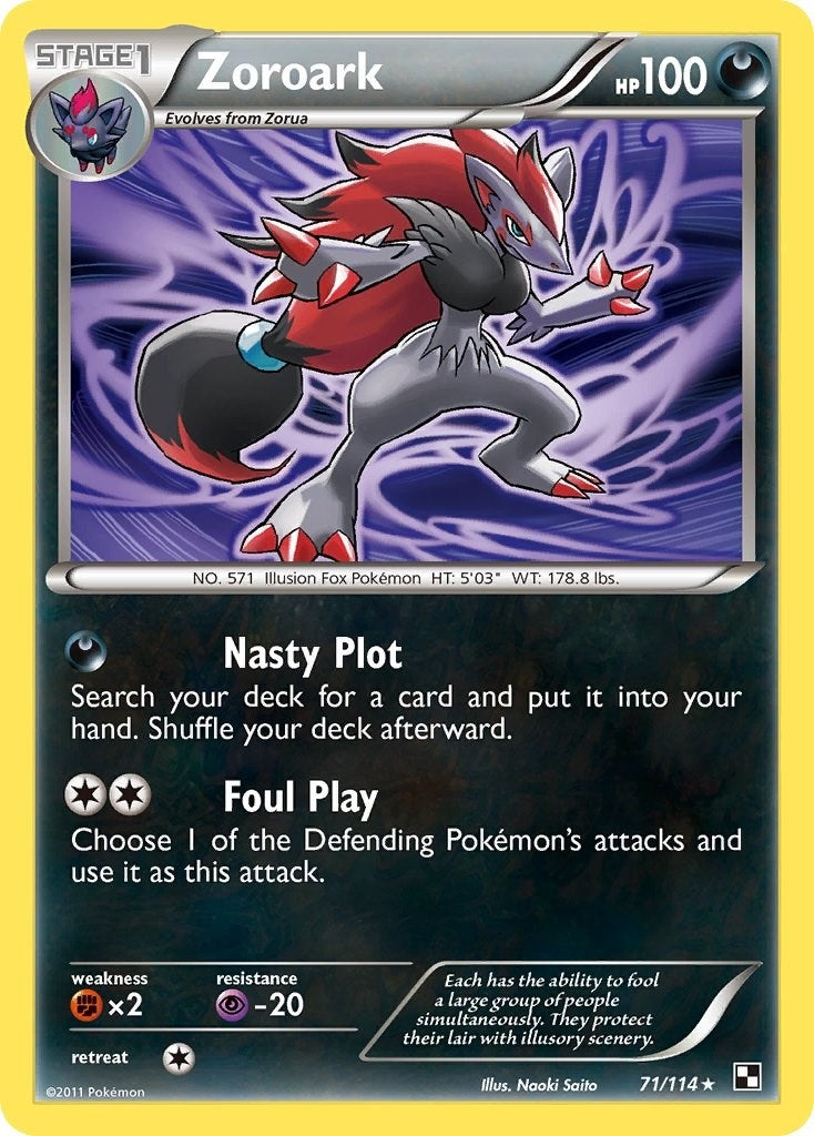 Image for Zoroark (071/114) (PR) - Pokemon
