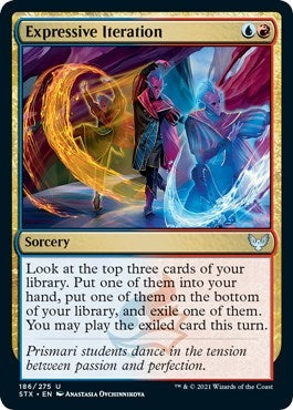 Image for Expressive Iteration (186) (STX) - Magic: The Gathering