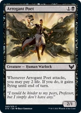 Image for Arrogant Poet (63) (STX) - Magic: The Gathering