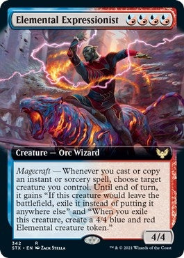 Image for Elemental Expressionist (Extended Art) (342) (STX) - Magic: The Gathering