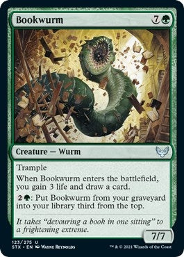 Image for Bookwurm (123) - Magic: The Gathering