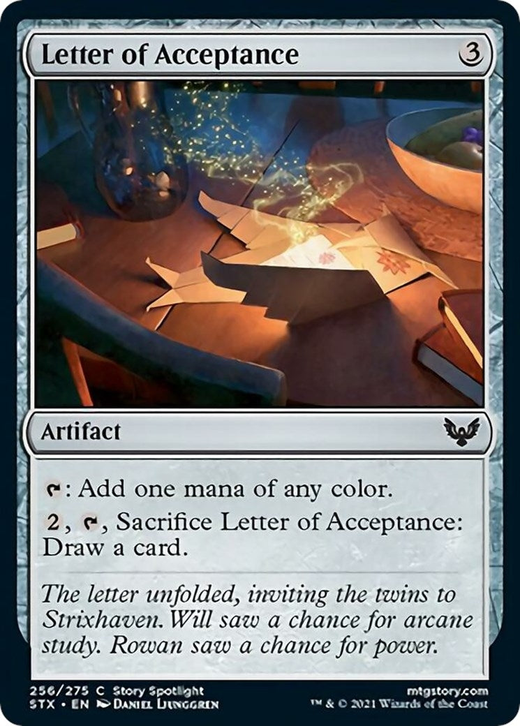 Image for Letter of Acceptance (256) (STX) - Magic: The Gathering
