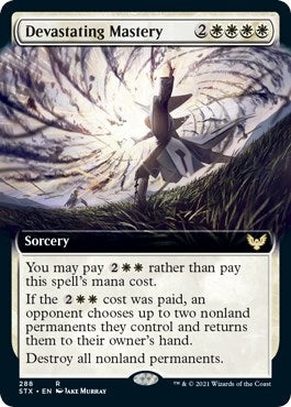Image for Devastating Mastery (Extended Art) (288) (STX) - Magic: The Gathering