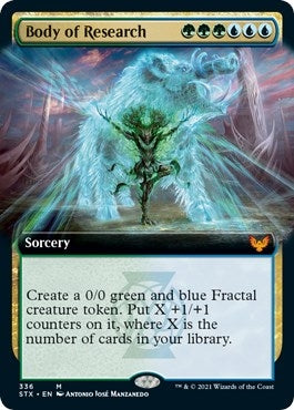 Image for Body of Research (Extended Art) (336) (STX) - Magic: The Gathering