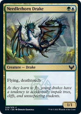 Image for Needlethorn Drake (208) (STX) - Magic: The Gathering