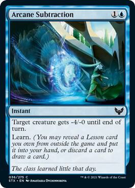 Arcane Subtraction (36) (STX)