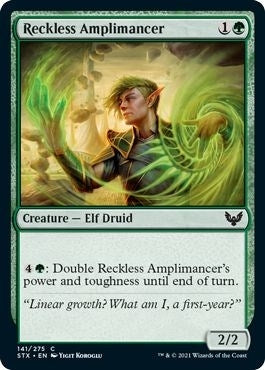 Image for Reckless Amplimancer (141) (STX) - Magic: The Gathering