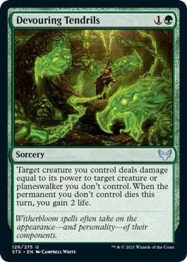 Image for Devouring Tendrils (126) (STX) - Magic: The Gathering