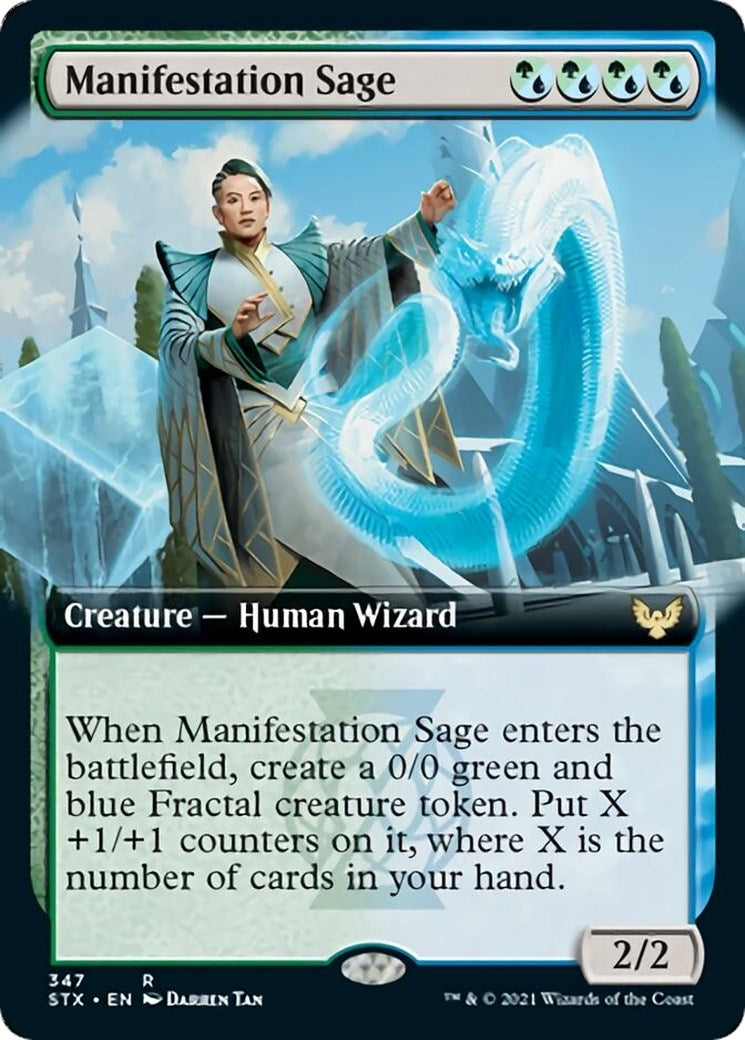 Image for Manifestation Sage (Extended Art) (347) - Magic: The Gathering