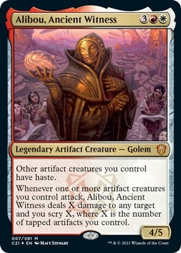 Image for Alibou, Ancient Witness (7) (C21) - Magic: The Gathering