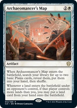 Image for Archaeomancer's Map (12) (C21) - Magic: The Gathering