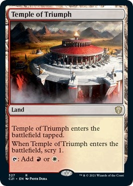 Image for Temple of Triumph (327) (C21) - Magic: The Gathering