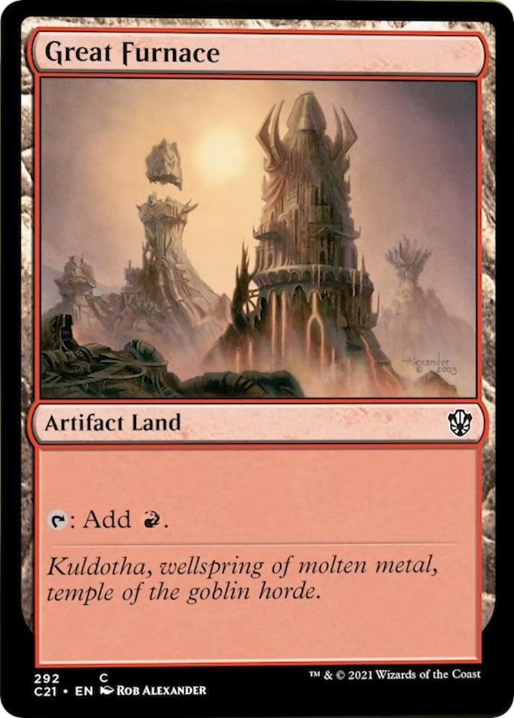 Image for Great Furnace (292) (C21) - Magic: The Gathering