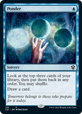 Image for Ponder (125) (C21) - Magic: The Gathering