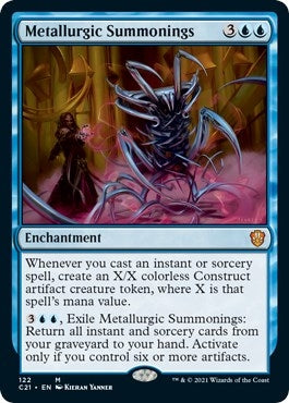 Image for Metallurgic Summonings (122) (C21) - Magic: The Gathering