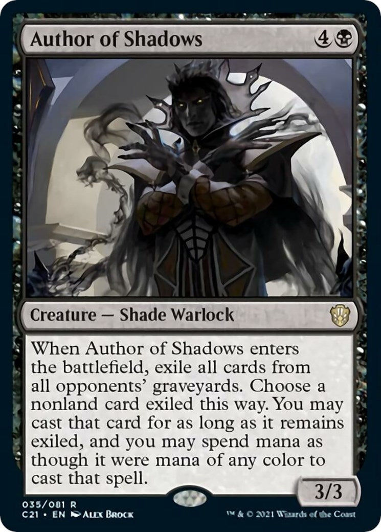 Image for Author of Shadows (35) (C21) - Magic: The Gathering