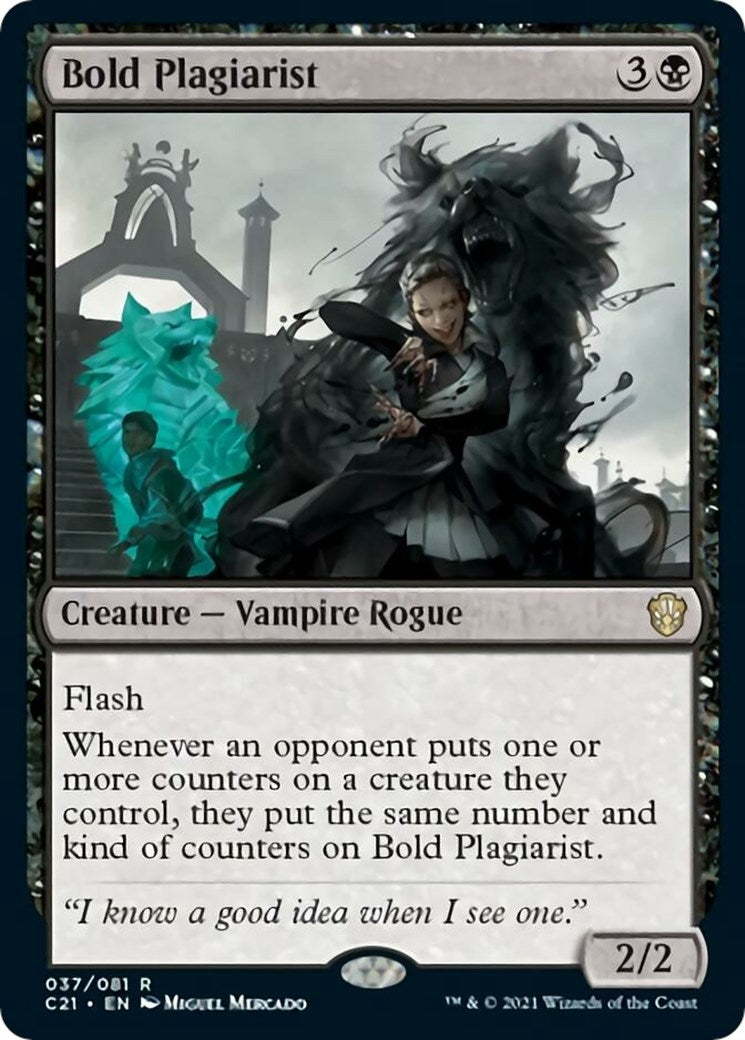 Image for Bold Plagiarist (37) (C21) - Magic: The Gathering