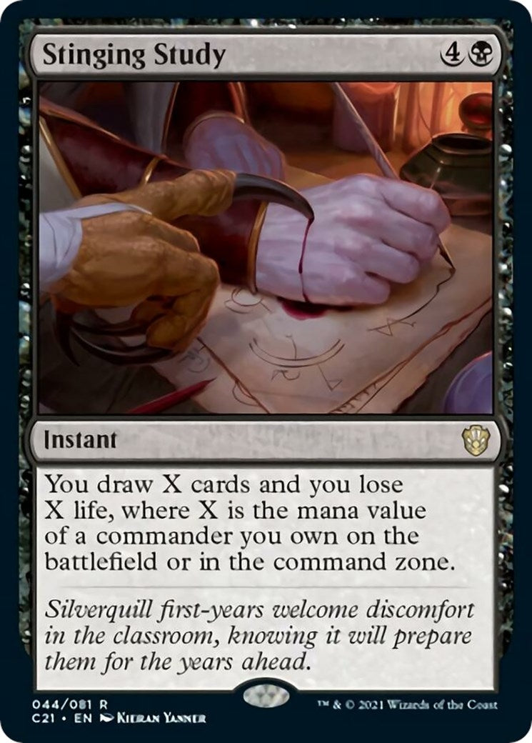 Image for Stinging Study (44) (C21) - Magic: The Gathering