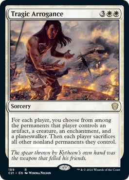 Image for Tragic Arrogance (109) (C21) - Magic: The Gathering