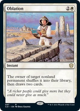 Image for Oblation (97) (C21) - Magic: The Gathering