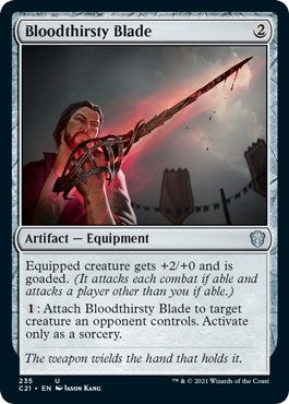 Image for Bloodthirsty Blade (235) (C21) - Magic: The Gathering