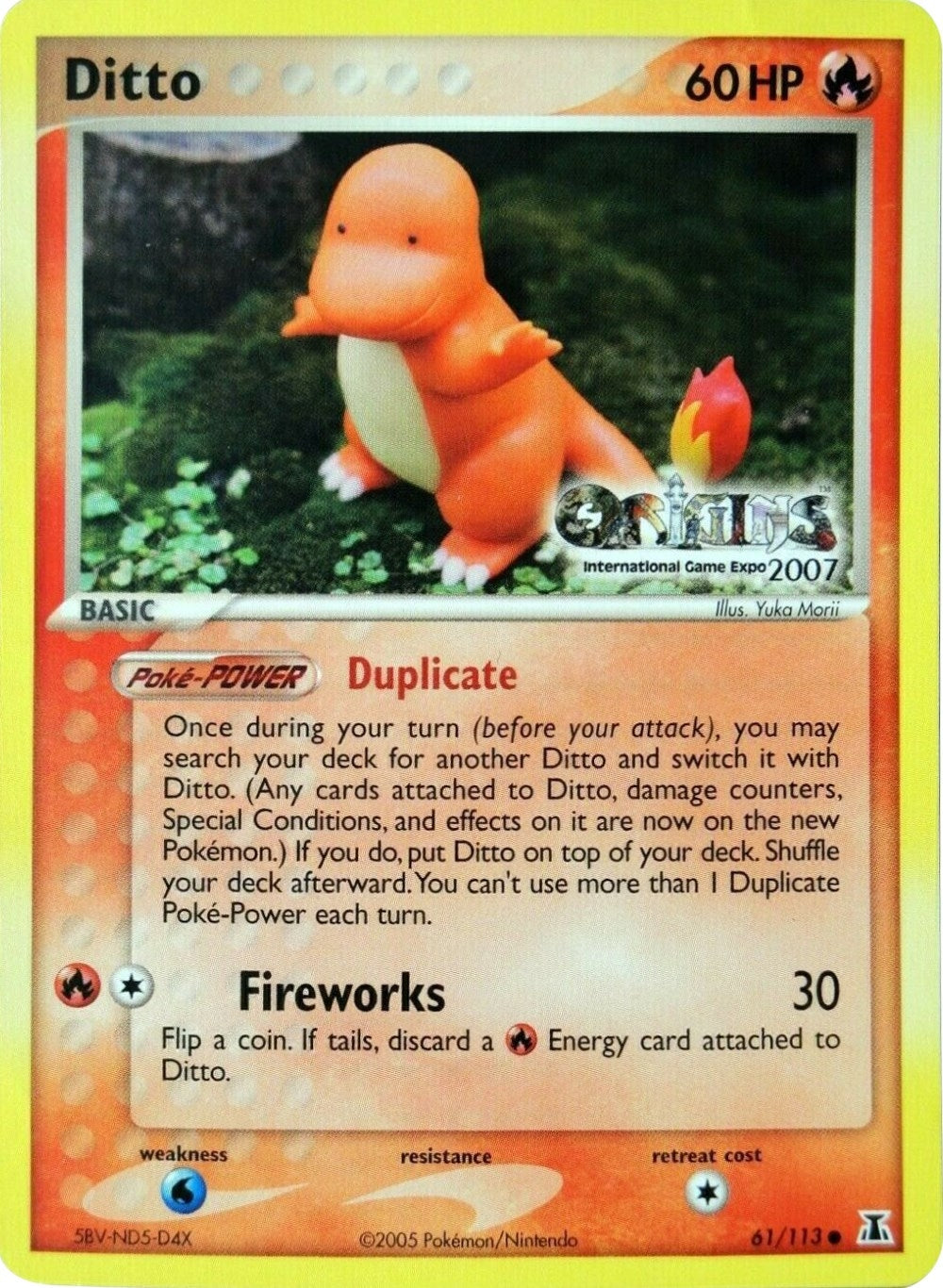 Image for Ditto - 61/113 (Origins International Game Expo 2007) (61/113) (PR) - Pokemon