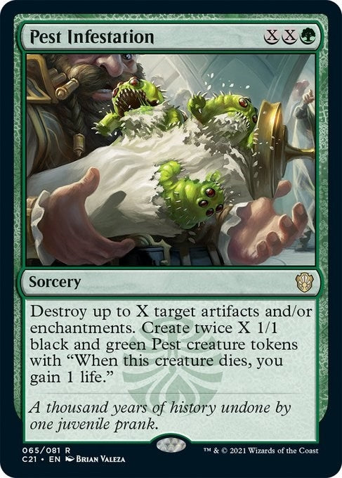 Image for Pest Infestation (65) (C21) - Magic: The Gathering