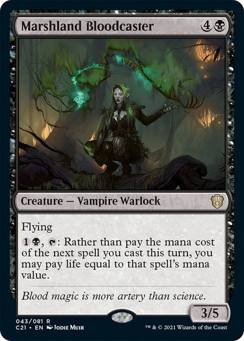 Image for Marshland Bloodcaster (43) (C21) - Magic: The Gathering