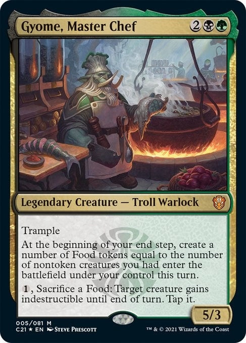 Image for Gyome, Master Chef (5) (C21) - Magic: The Gathering