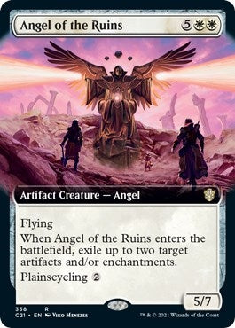 Image for Angel of the Ruins (Extended Art) (338) (C21) - Magic: The Gathering