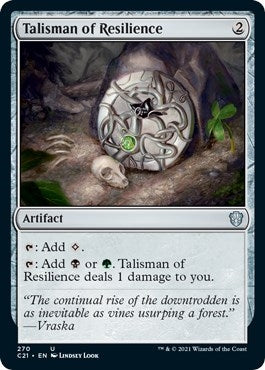 Image for Talisman of Resilience (270) (C21) - Magic: The Gathering