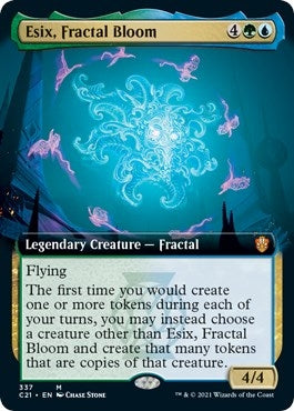 Image for Esix, Fractal Bloom (Extended Art) (337) (C21) - Magic: The Gathering