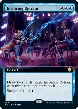Image for Inspiring Refrain (Extended Art) (354) (C21) - Magic: The Gathering
