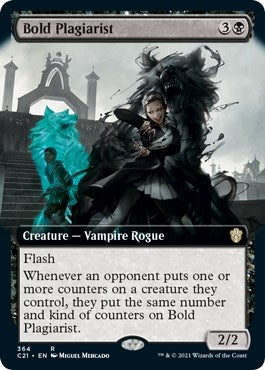 Image for Bold Plagiarist (Extended Art) (364) (C21) - Magic: The Gathering